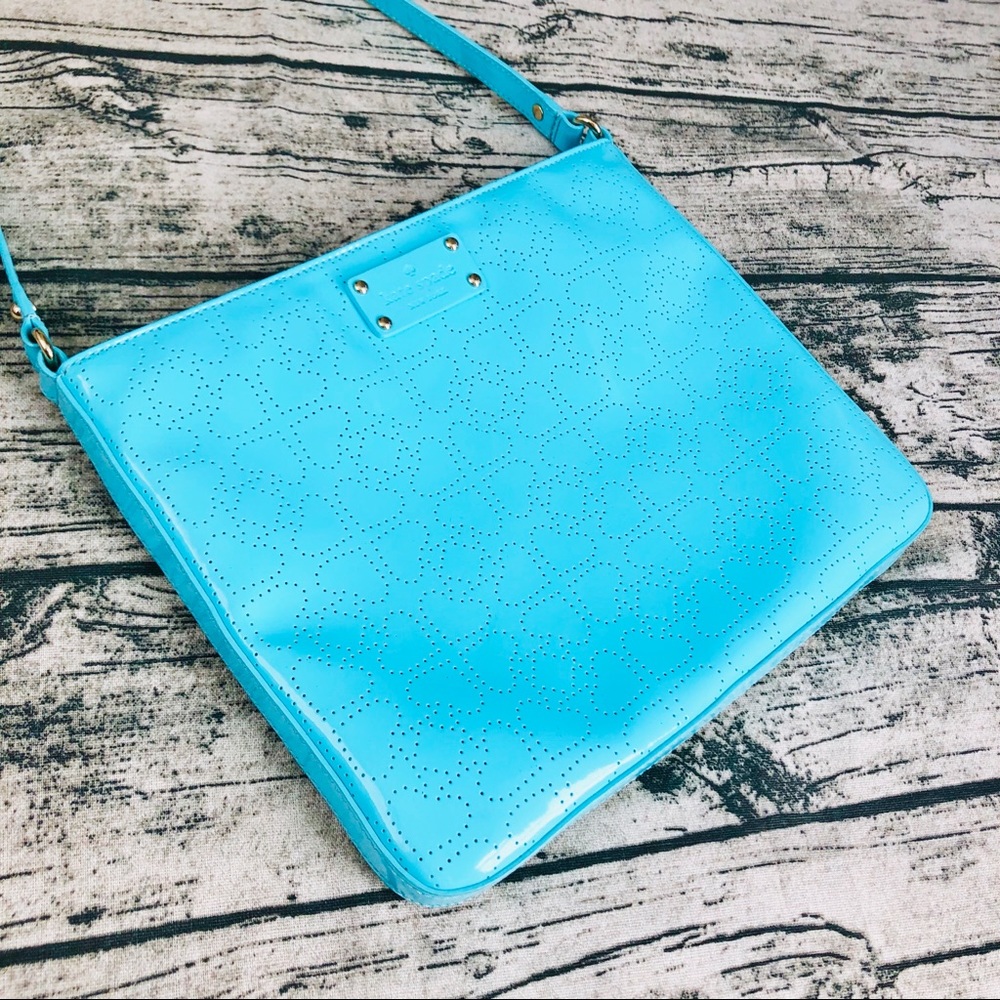 KATE SPADE⚡️Baby Blue Patent Leather Crossbody Bag